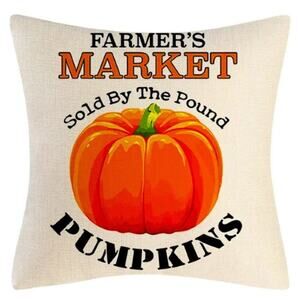 Fall Pumpkin Pillowcase NWOT